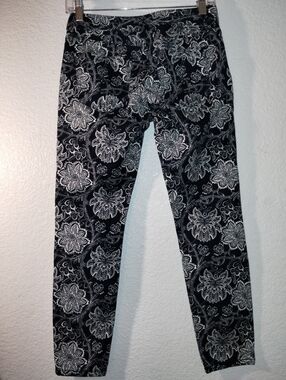 Banana Republic Pants Size 24P NWT Navy White Print